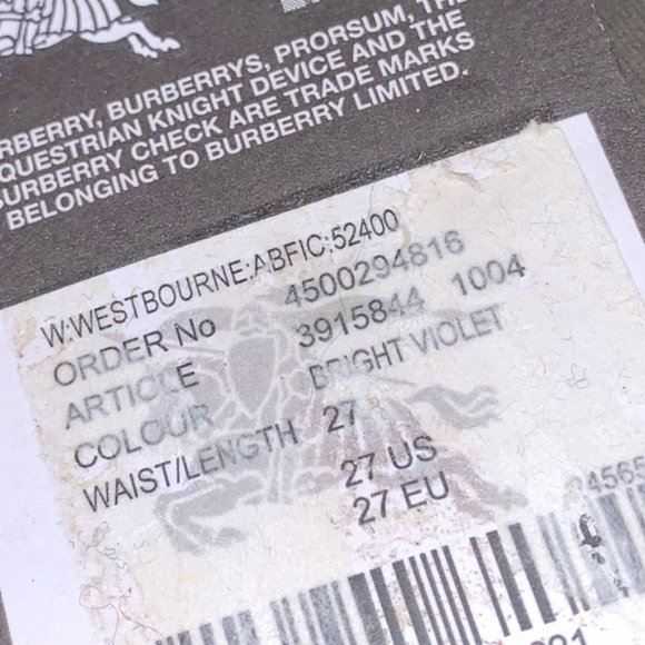 π Burberry Brit Westbourne Skinny Pants - Picture 8 of 8